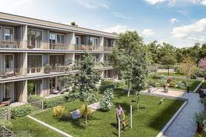 Mit Parkblick: 3-Zi.-Whg mit großzügigigem Balkon und 2 Bädern, davon 1x en suite