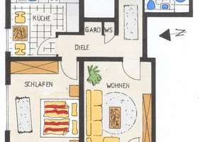 2-Zimmer Wohnung in Pforzheim – Luisenstr. 65, 75172 Weststadt, Pforzheim – Vorschaubild 2