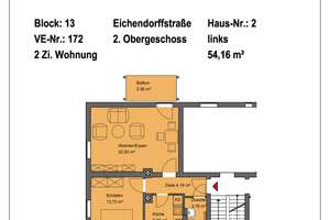 2-Zimmer Wohnung in TOP Lage zum 15.11.2026 – 91054 Buckenhofer Siedlung, Erlangen – Vorschaubild 2