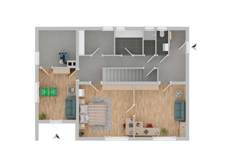 Grundriss Gartengeschoss