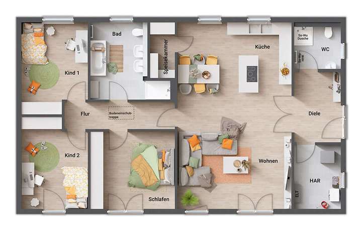 Grundriss-Bungalow-131-Indi-V1