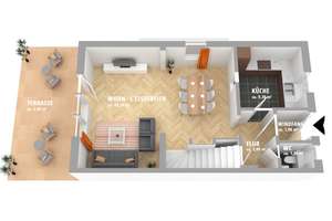 Schönes Reihenendhaus  mit Garten, Garage und Stellplatz in Nürnberg-Gebersdorf – Die vollständige Adresse der Immobilie erhältst du vom Anbieter., 90449 Gebersdorf, Nürnberg – Vorschaubild 26