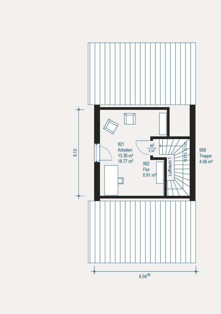 Grundriss Dachgeschoss