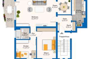 Großzügige Drei-Zimmerwohnung mit Garage in beliebter Wohngegend – Die vollständige Adresse der Immobilie erhältst du vom Anbieter., 28213 Riensberg, Bremen – Vorschaubild 13