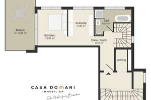 A+ Penthouse mit Aufzug zum Dachgarten -  in Bestlage -Villengebiet – Freseniusstraße xx, 65193 Nordost, Wiesbaden – Vorschaubild 12