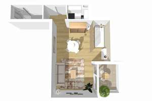 Moderne 1-Zimmer Wohnung mit Balkon in Stuttgart-Sommerrain – Fuchsienweg 3, 70374 Sommerrain, Stuttgart – Vorschaubild 3