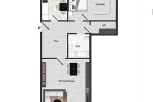 2,5 Zimmer Wohnung mit Balkon und Tiefgaragenstellplatz in Bochum-Höntrop zu vermieten – Alte Post 4, 44869 Höntrop, Bochum – Vorschaubild 10