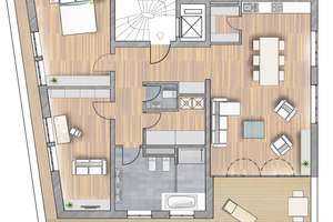 Modernes Penthouse über den Dächern von Sterkrade. – Bahnhofstraße 36, 46145 Sterkrade-Mitte, Oberhausen – Vorschaubild 10
