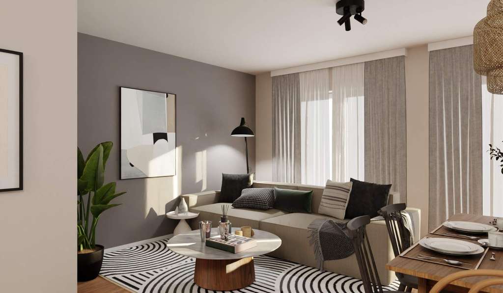 Reihenendhaus mit Dachterrasse, Dachstudio und Garage direkt am Haus