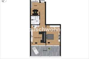 Tauschwohnung: Stuttgart-Süd: 70 m², 2 Zimmer, für Freiburg – Die vollständige Adresse der Immobilie erhältst du vom Anbieter., 70199 Heslach, Stuttgart – Vorschaubild 8