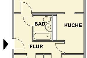 3-Raum-Wohnung mit Balkon nahe Schlossteich – Nordstr. 14, 9113 Zentrum, Chemnitz – Vorschaubild 2