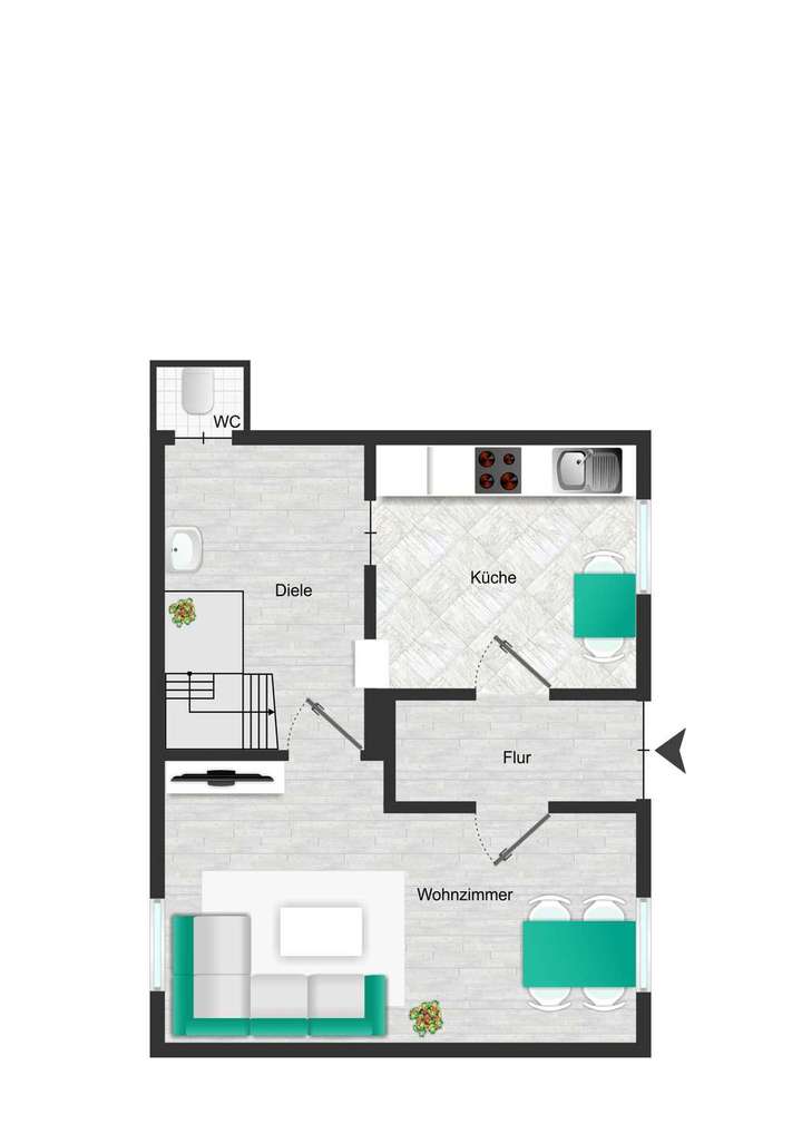 Grundriss 25 Erdgeschoss