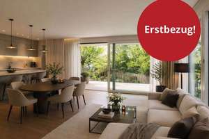 Sonnige 4,5-Zimmer-Neubauwohnung, Erstbezug mit Südwest-Balkon, Wellnessbad und idyllischer Ruhe