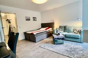Möblierte 1-Zimmerwohnung mit Balkon Stuttgart-Nord/Lenzhalde am Hang – Die vollständige Adresse der Immobilie erhältst du vom Anbieter., 70192 Lenzhalde, Stuttgart – Vorschaubild 1