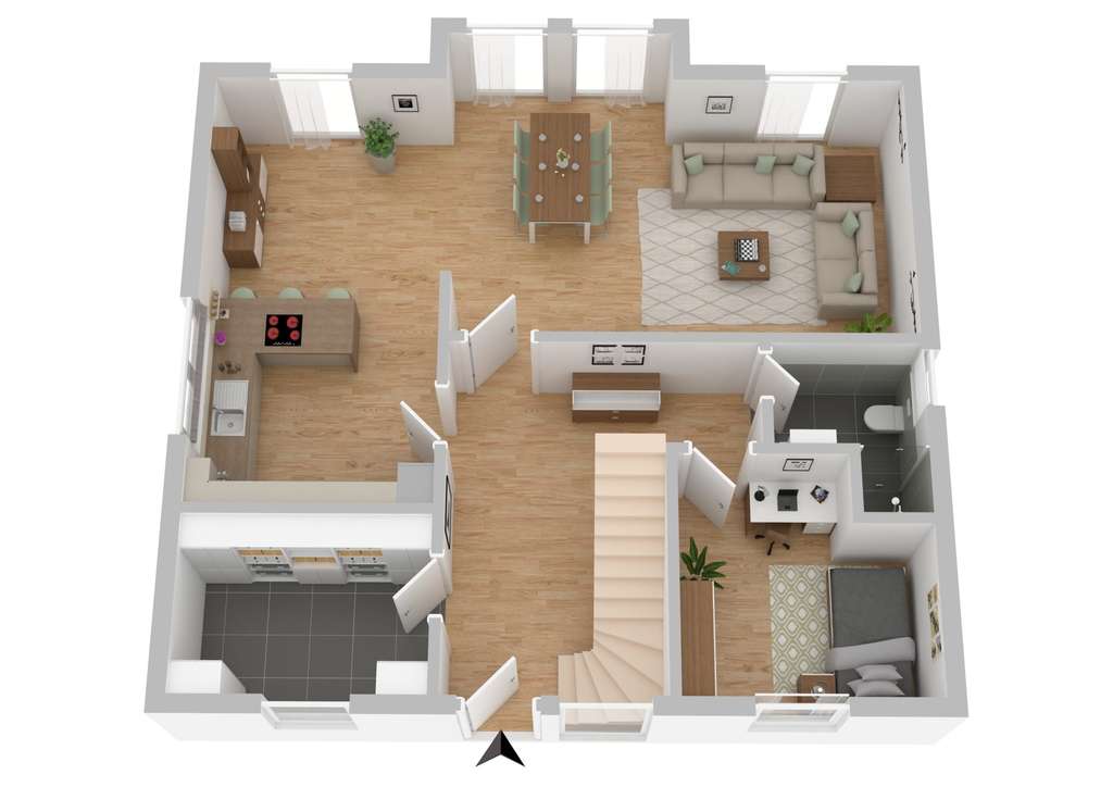 Immobilie in Jembke - **Traumhaftes Drei-Giebel-Haus in Jembke inkl Grundstück** - Bild 3