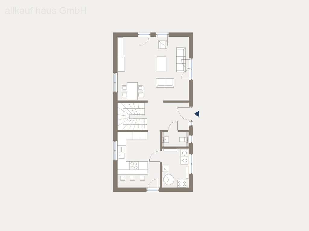 Immobilie in Dieblich - Individuell gestaltetes Stadthaus in Franzenmühle - Ihr Traumhaus mit allkauf-Service und flexiblen  - Bild 1
