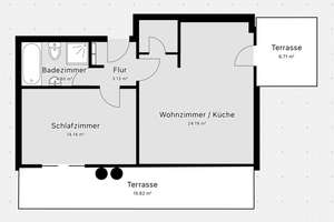 Erdgeschosswohnung mit 2 Terrassen & Stellplatz  – Die vollständige Adresse der Immobilie erhältst du vom Anbieter., 52078 Brand, Aachen – Vorschaubild 6