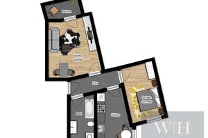 Traumhafte 2-Raum Wohnung mit Tageslichtbad, Badewanne und Balkon! – Hafenstr. 15, 39106 Alte Neustadt, Magdeburg – Vorschaubild 3