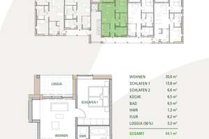 SCHWIND IMMOBILIEN - "Das Lapinou" - exklusive 3-Zmmer-Neubau-Eigentumswohnung im Ludwigshöhviertel – Die vollständige Adresse der Immobilie erhältst du vom Anbieter., 64285 Bessungen, Darmstadt – Vorschaubild 11