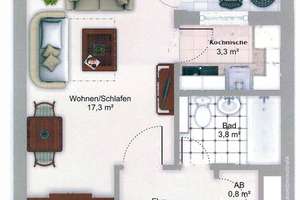 Vermietete Wohnung als attraktive Kapitalanlage​ – Die vollständige Adresse der Immobilie erhältst du vom Anbieter., 80992 Moosach-Bahnhof, München – Vorschaubild 3