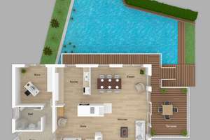 EINZIGARTIGES ANWESEN IN GEORGENBORNER LOGENLAGE MIT PANORAMAMBLICK UND POOL – 65388 Schlangenbad – Vorschaubild 58