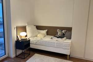 Helle, neu möblierte 1-Zi Wohnung S-Bahn fussläufig, 14min zum Ostbahnhof incl. Küche, Bad, Internet – Enzensbergerstr. 8, 85570 Markt Schwaben – Vorschaubild 4