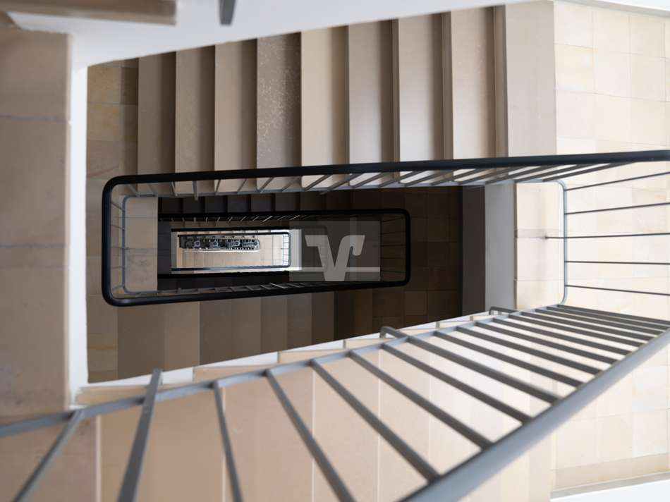 Stilvolles, großzügiges Treppe