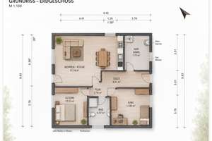 Provisionsfreier Bungalow mit Kamin und großem Garten in Berlin-Biesdorf  – Die vollständige Adresse der Immobilie erhältst du vom Anbieter., 12683 Biesdorf, Berlin – Vorschaubild 10