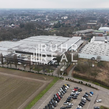 Gepflegte Lagerhalle in Emsdetten | Anlieferung über Rampen | RUHR REAL 