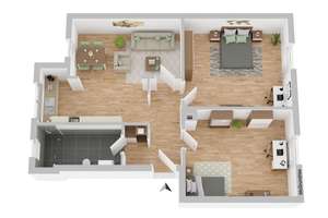"PROVISIONSFREI" 3 Zimmer Etagenwohnung mit Einzelgarage ! – Wunnensteinstraße 40, 70186 Gablenberg, Stuttgart – Vorschaubild 9