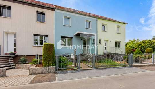 Bild von Deutzen: Reihenhaus mit Keller, Garten, Terrasse & separatem Grundstück mit Gartenhaus