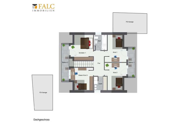 Grundriss Dachgeschoss