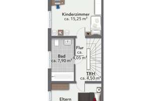 Neubau Doppelhaushälfte in massiver Bauweise (EH55) Energieklasse A+ – Die vollständige Adresse der Immobilie erhältst du vom Anbieter., 83064 Raubling – Vorschaubild 9