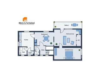 Über den Dächern von Sonnenberg!
Freistehendes Haus mit viel Platz in Wiesbadens Top Wohnlage! – Die vollständige Adresse der Immobilie erhältst du vom Anbieter., 65193 Sonnenberg, Wiesbaden – Vorschaubild 8