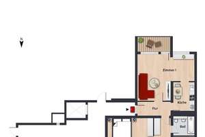 Familienfreundliche Wohnung im beliebten Detmerode // 3.OG rechts – John-F.-Kennedy-Allee 63, 38444 Detmerode, Wolfsburg – Vorschaubild 4