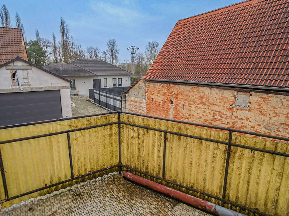 Blick vom Balkon