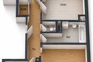 Ab sofort frei – Balkon mit Blick zur Christuskirche –2-Zimmer-Wohnung mit 3-Zimmer-Potenzial – Josefsstraße 70-76, 55118 Neustadt, Mainz – Vorschaubild 35