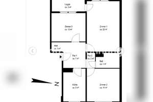 Tauschwohnung: Tausche 3-Zimmer-Wohnung in Hamburg-Mitte