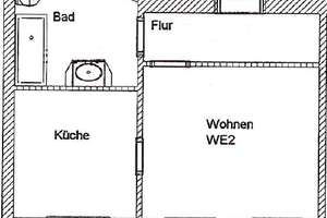 ruhige 1 Zimmer mit EBK / Wanne  -  nähe Bahnhof zu vermieten! – Osendorfer Straße 7, 6112 Südliche Innenstadt, Halle (Saale) – Vorschaubild 12