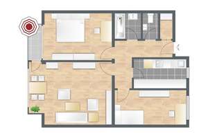 Gut geschnittene 3-Zi-Wohnung in Top-Innenstadtlage – Grünstraße 8, 42103 Elberfeld, Wuppertal – Vorschaubild 13