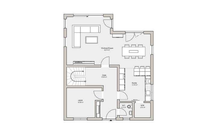 Grundriss Erdgeschoss