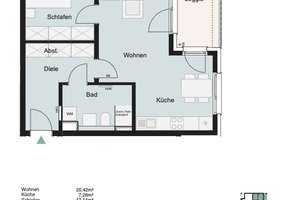 Exklusive 2-Zimmer-Wohnung in Sendling, München – Die vollständige Adresse der Immobilie erhältst du vom Anbieter., 81369 Untersendling, München – Vorschaubild 1