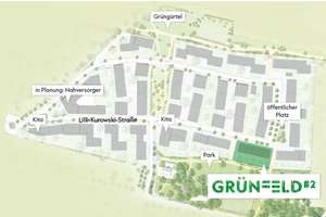 Neubau 2-Zi-WHG in Feldmoching möbliert und mit Balkon, Erstbezug – Lilli-Kurowski-Straße 7, 80995 Feldmoching, München – Vorschaubild 6
