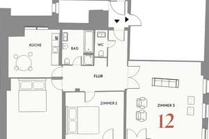 Bezugsfreie 3-Zimmer-Dachgeschosswohnung mit Terrasse, Fahrstuhl - über den Dächern Wilmersdorfs! – Paretzer Straße 10, 10713 Wilmersdorf, Berlin – Vorschaubild 20