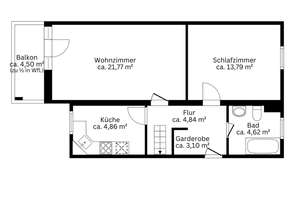 2-Zimmer-Wohnung mit überdachtem Westbalkon, Außenstellplatz und ausbaubarem Dachgeschoss – Schlüterstraße 10, 85057 Mitte, Ingolstadt – Vorschaubild 27