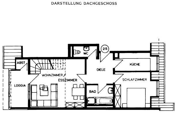 Grundriss Dachgeschoss
