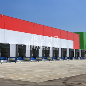 Attraktive Lager- & Logistikhalle an der A30 | Rampenandienung | Büroflächen verfügbar | RUHR REAL