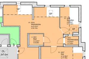 Freundliche 3-Zimmer-DG-Wohnung mit EBK in Chemnitz – Straße der Nationen 148, 9113 Chemnitz – Vorschaubild 7