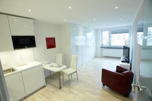 Voll möbliertes 1-Zimmer-Apartment in Schwabing-West – ab Oktober  – 80804 Am Luitpoldpark, München – Vorschaubild 5
