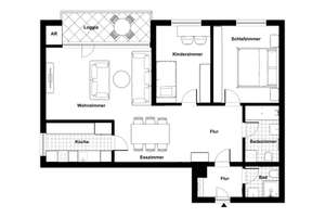 Hell, geräumig, mit Aufzug: Ihre neue 3-Zimmer-Wohnung in Hillegossen – 33699 Stieghorst, Bielefeld – Vorschaubild 7